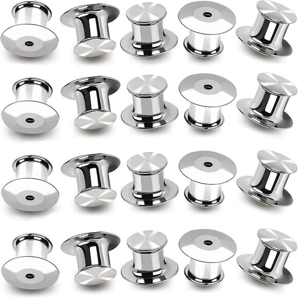 20PCSLocking Pin, Backs LockingPin,Keepers Clasp,Flat Head clamp,Needle Back Loc - Picture 1 of 6